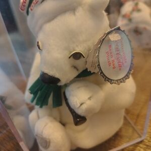 Coca Cola Polar Bear with Green Scarf